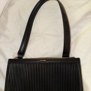 Pixie Mood Black Textured Shoulder Bag